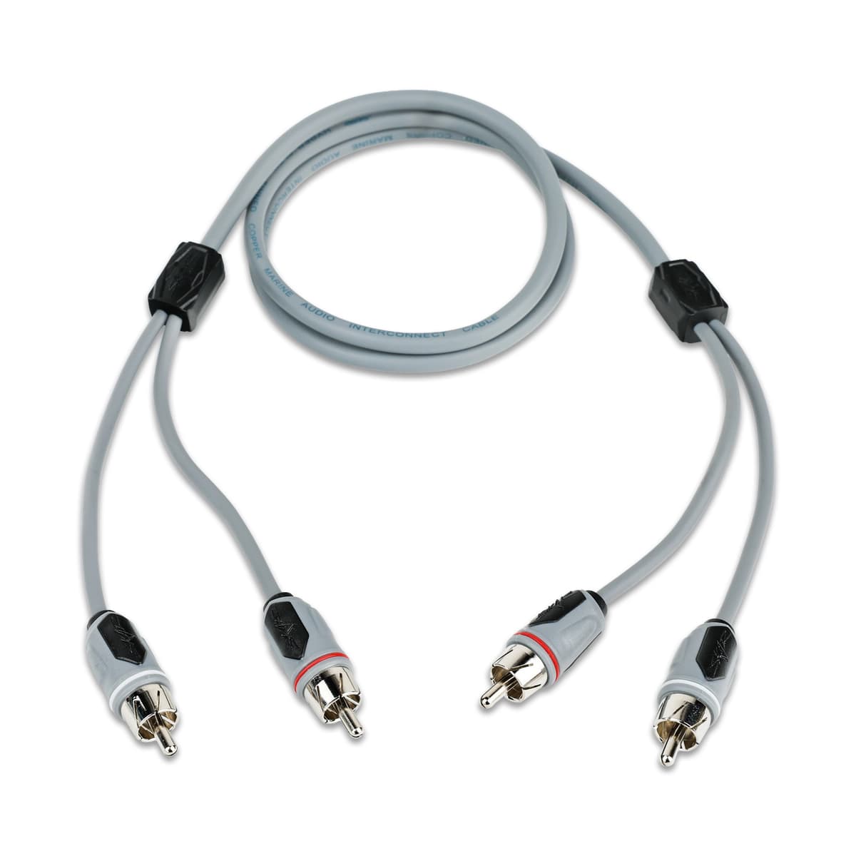 SKM2CHRCA3 | 3 Ft 2-Channel Marine Grade RCA Interconnect Cable - Image 2