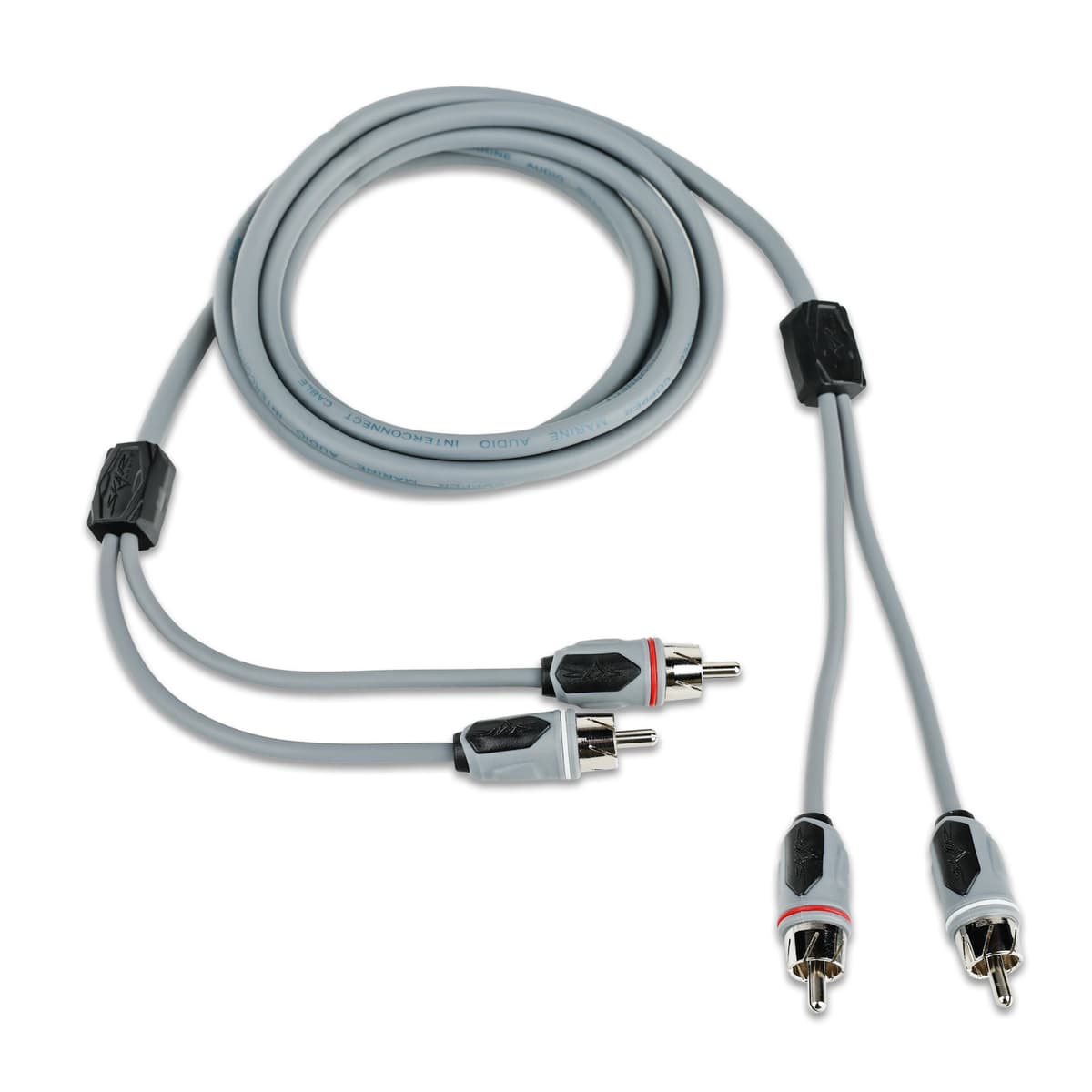 SKM2CHRCA6 | 6 Ft 2-Channel Marine Grade RCA Interconnect Cable - Image 2