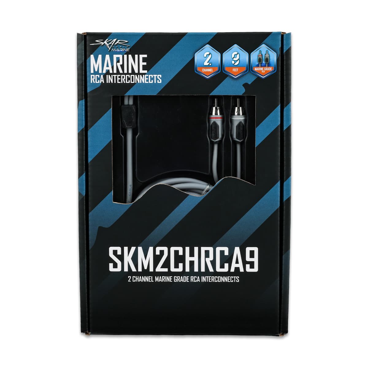 SKM2CHRCA9 | 9 Ft 2-Channel Marine Grade RCA Interconnect Cable - Image 5