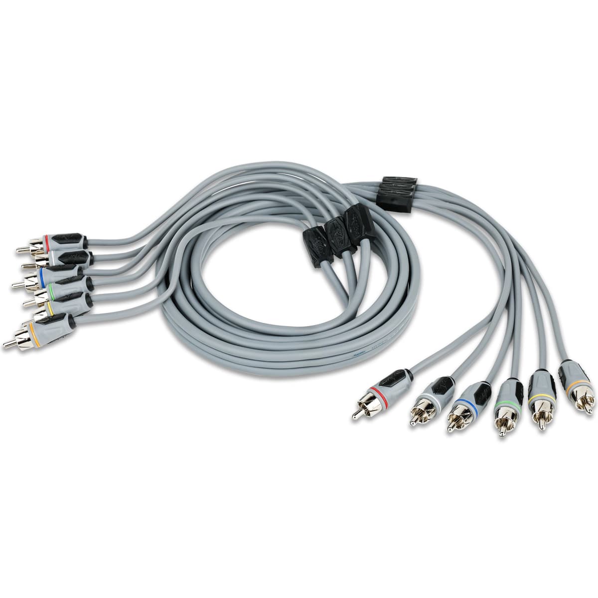 SKM6CHRCA6 | 6 Ft 6-Channel Marine Grade RCA Interconnect Cable - Image 2