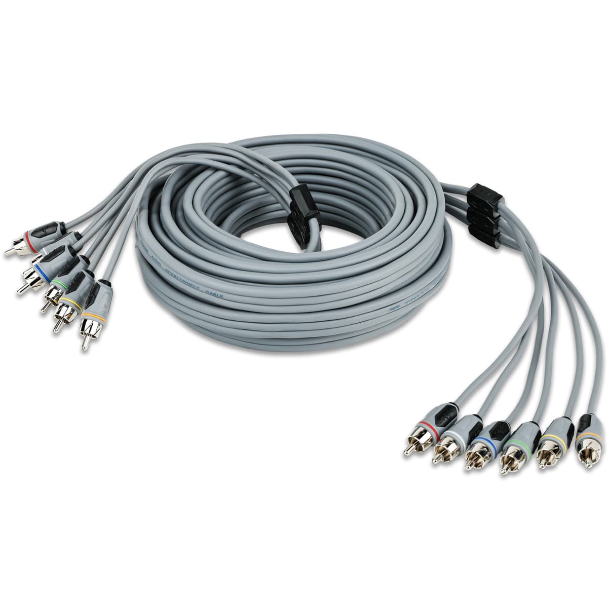 SKM6CHRCA25 | 25 Ft 6-Channel Marine Grade RCA Interconnect Cable - Image 2