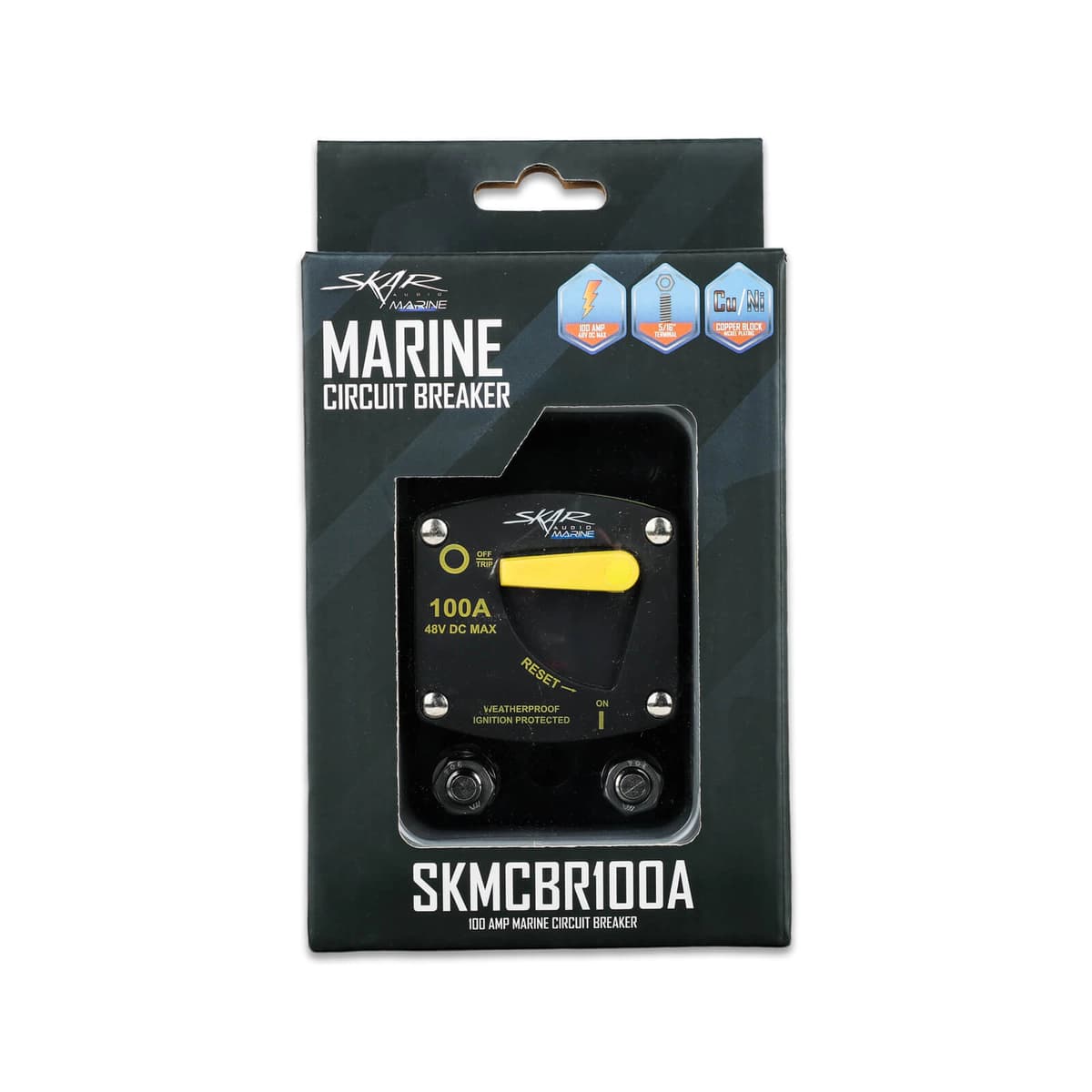 SKMCBR100A | 100 Amp Marine Grade Circuit Breaker - Image 5