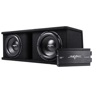 Dual 12" 2,400 Watt SDR Series Complete Subwoofer Package with Vented Enclosure and Amplifier