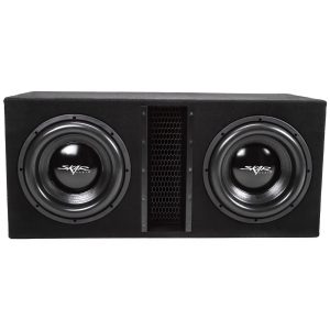 EVL-2X12D4 | Dual 12" 5,000 Watt EVL Series Loaded Vented Subwoofer Enclosure