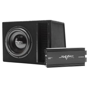 Single 12" 2,500 Watt EVL Series Complete Subwoofer Package with Vented Enclosure and Amplifier