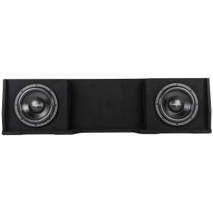 Dual 10" 1,600W Max Power Loaded Subwoofer Enclosure Compatible with 1999-2006 Chevrolet Silverado/GMC Sierra Extended Cab Trucks