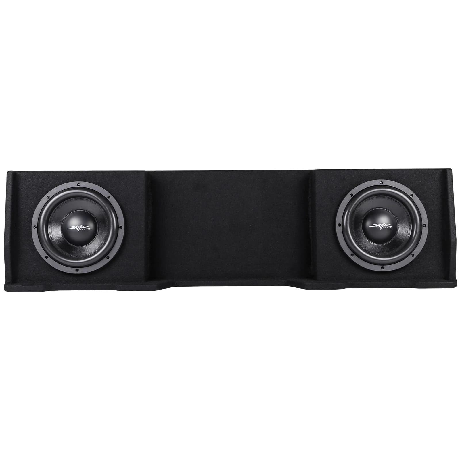 Dual 10" 1,600W Max Power Loaded Subwoofer Enclosure Compatible with 1999-2006 Chevrolet Silverado/GMC Sierra Extended Cab Trucks