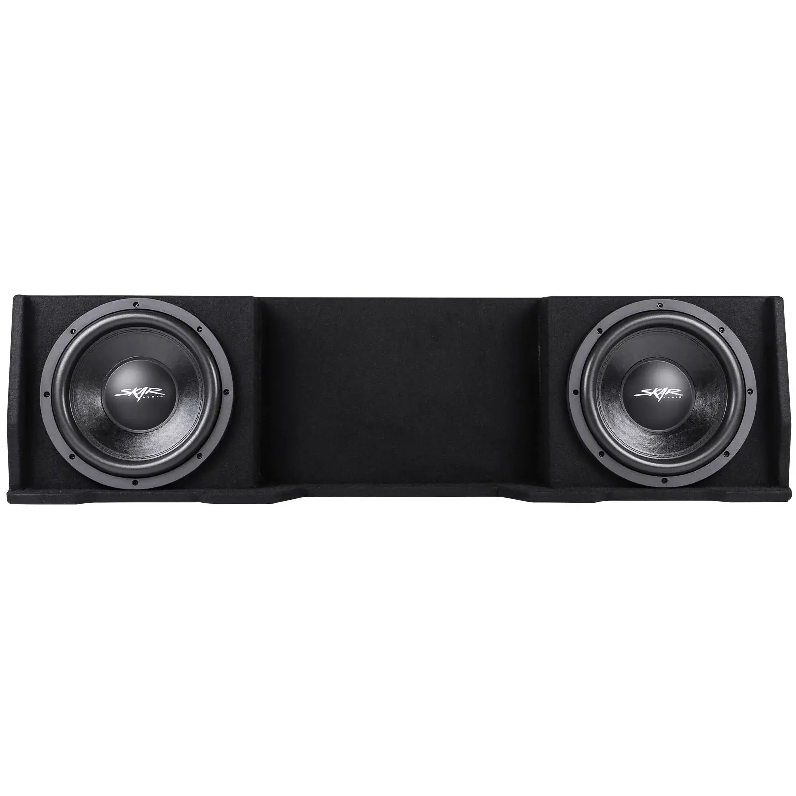 Dual 12" 1,600W Max Power Loaded Subwoofer Enclosure Compatible with 1999-2006 Chevrolet Silverado/GMC Sierra Extended Cab Trucks