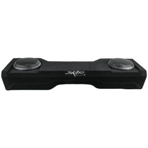 Dual 10" 2,000W Max Power Loaded Subwoofer Enclosure Compatible with 2007-2013 Chevy Silverado & GMC Sierra Extended Cab Trucks