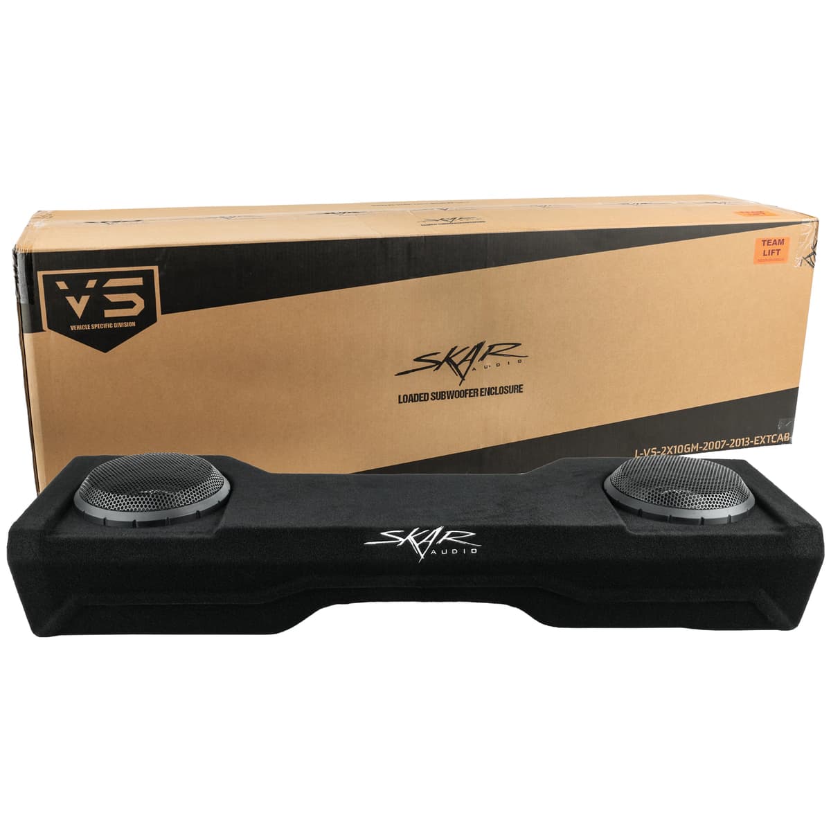 Dual 10" 2,000W Max Power Loaded Subwoofer Enclosure Compatible with 2007-2013 Chevy Silverado & GMC Sierra Extended Cab Trucks - Image 8