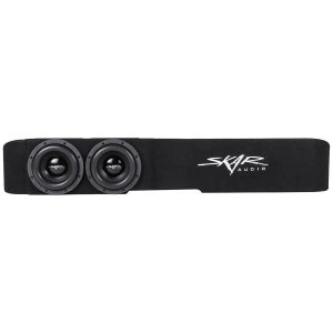 Dual 8" 2,400W Max Power Loaded Subwoofer Enclosure Compatible with 2014-2018 Chevrolet Silverado/GMC Sierra Crew Cab Trucks