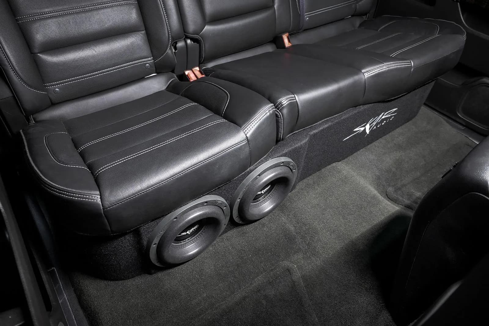Dual 8" 2,400W Max Power Loaded Subwoofer Enclosure Compatible with 2014-2018 Chevrolet Silverado/GMC Sierra Crew Cab Trucks - Image 11