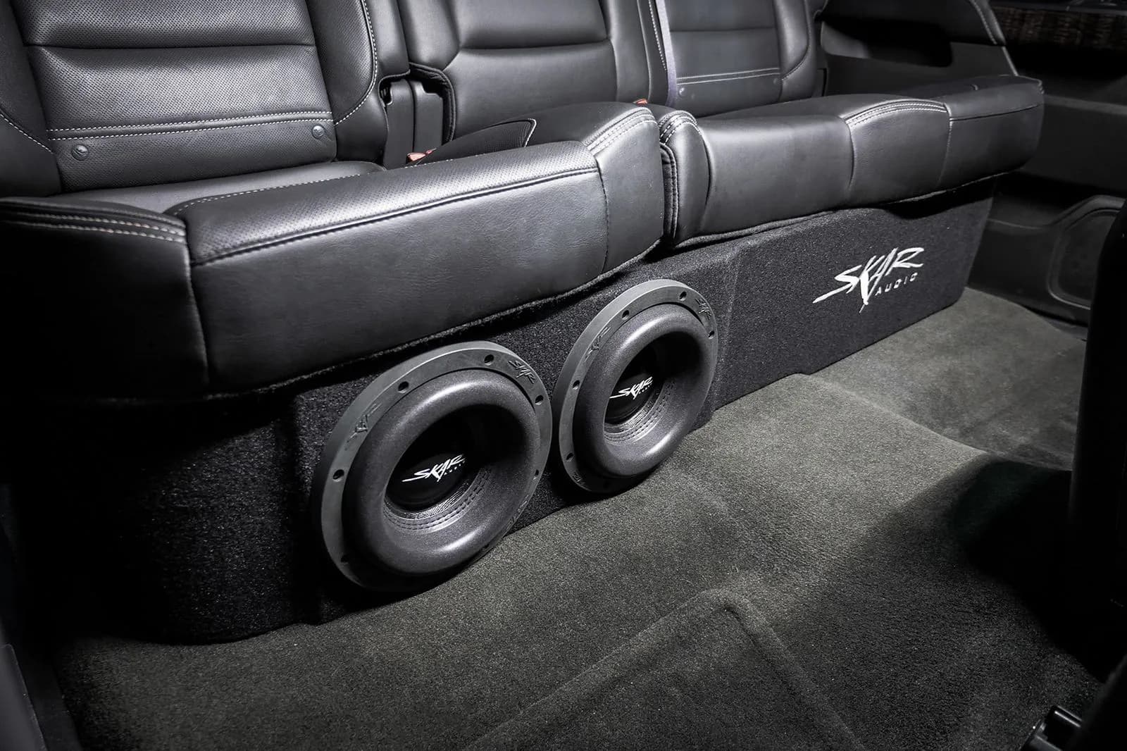 Dual 8" 2,400W Max Power Loaded Subwoofer Enclosure Compatible with 2014-2018 Chevrolet Silverado/GMC Sierra Crew Cab Trucks - Image 9