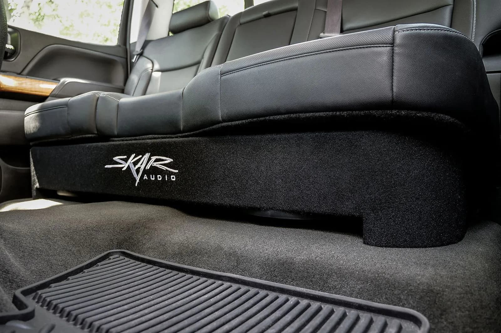 Dual 12" 1,600W Max Power Loaded Subwoofer Enclosure Compatible with 2014-2018 Chevy Silverado & GMC Sierra Crew Cab Trucks - Image 7
