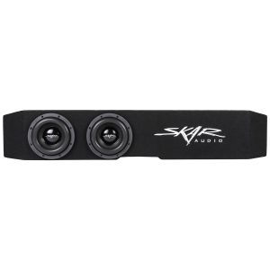 Dual 8" 2,400W Max Power Loaded Subwoofer Enclosure Compatible with 2019-2025 Chevrolet Silverado/GMC Sierra Double Cab Trucks