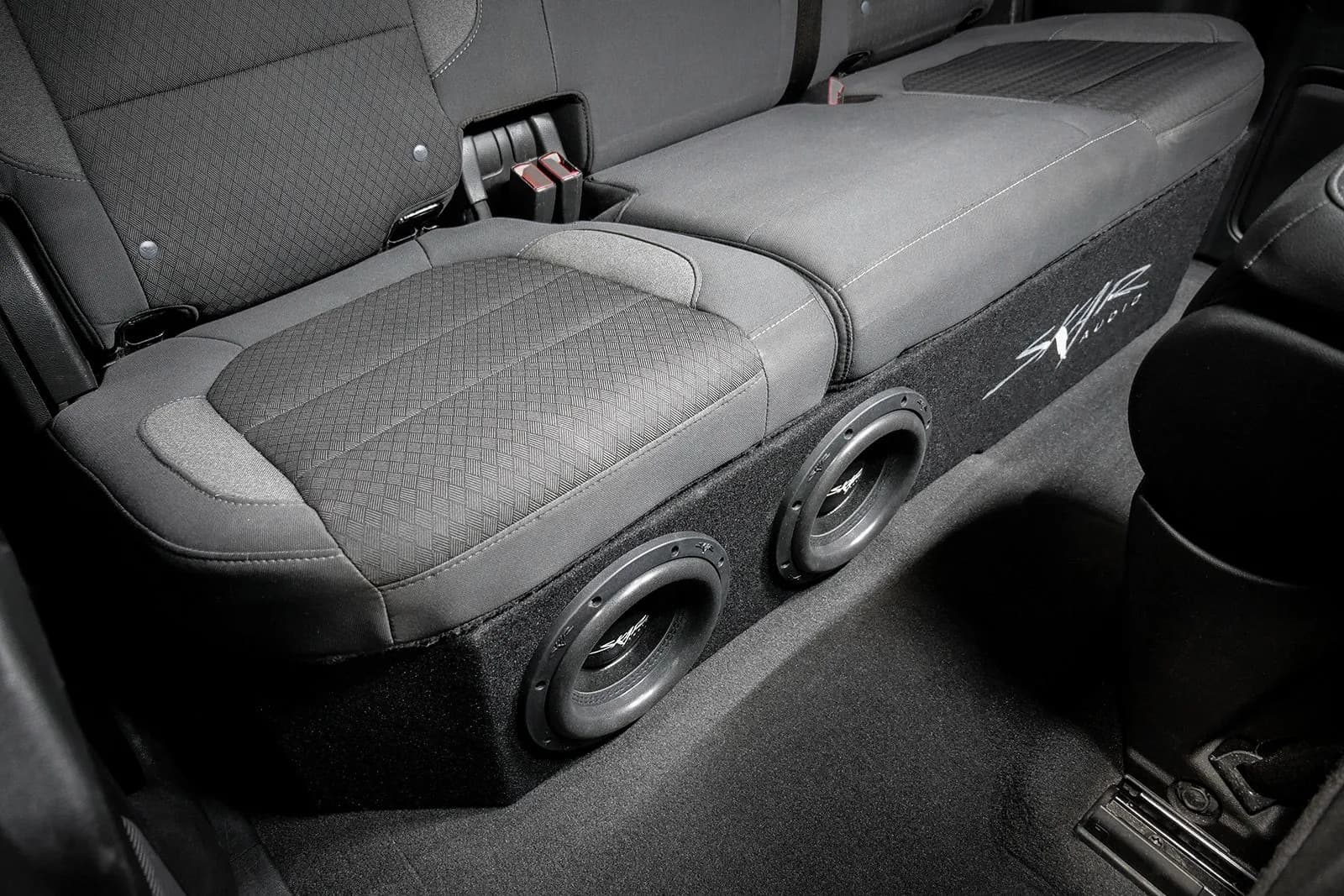 Dual 8" 2,400W Max Power Loaded Subwoofer Enclosure Compatible with 2019-2025 Chevrolet Silverado/GMC Sierra Double Cab Trucks - Image 8