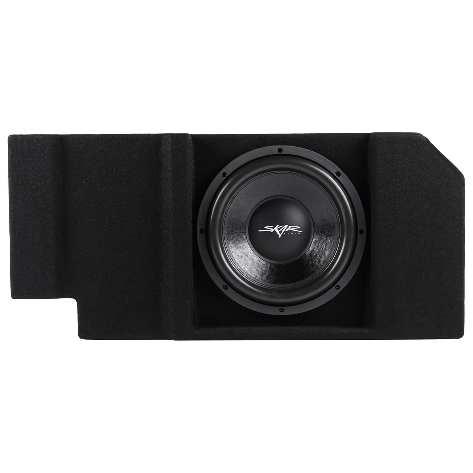 Single 12" 800W Max Power Loaded Ported Subwoofer Enclosure Compatible with 2019-2025 Chevy Silverado & GMC Sierra Crew Cab Trucks