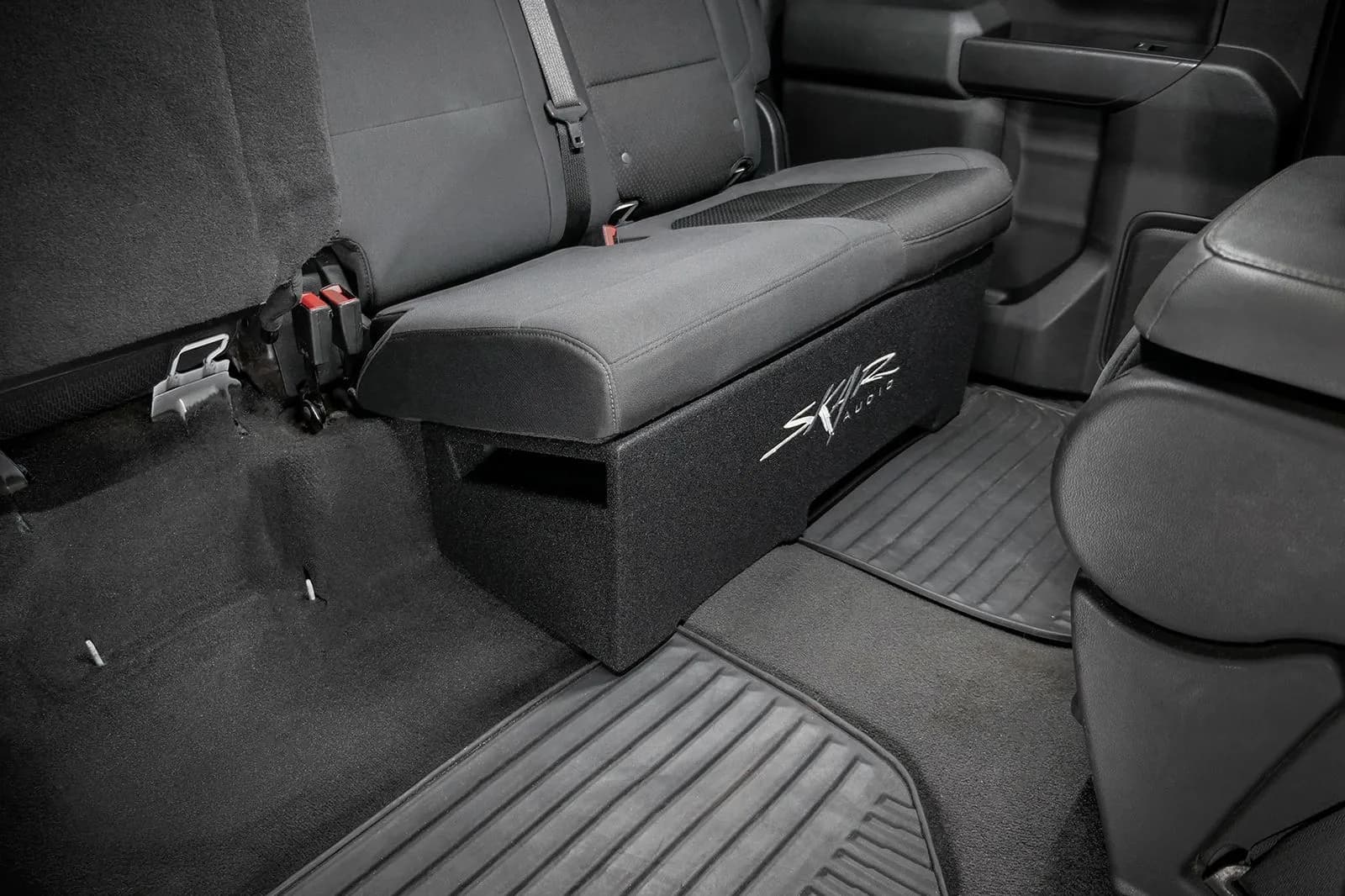 Single 12" 800W Max Power Loaded Ported Subwoofer Enclosure Compatible with 2019-2025 Chevy Silverado & GMC Sierra Crew Cab Trucks - Image 10