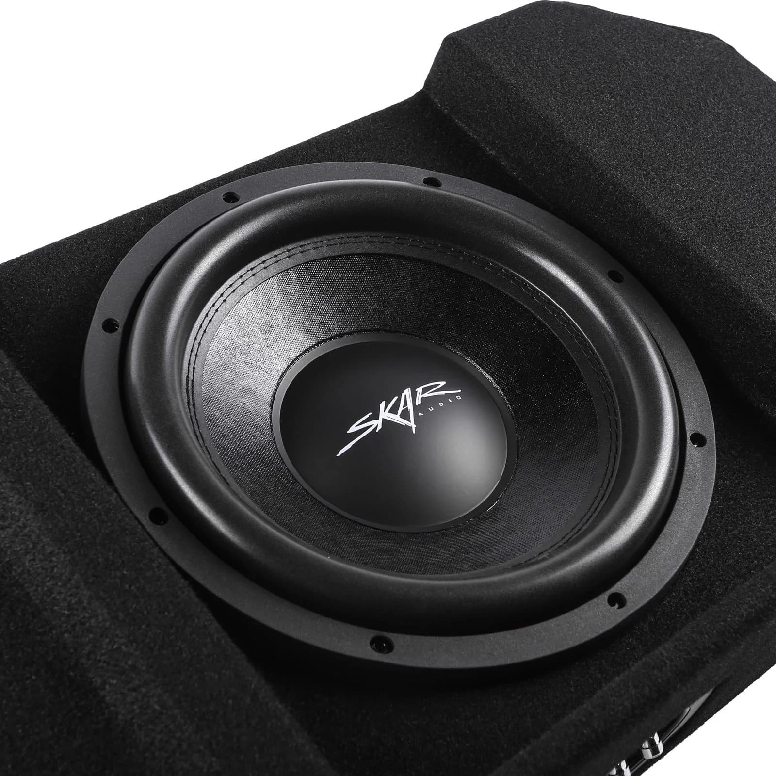 Single 12" 800W Max Power Loaded Ported Subwoofer Enclosure Compatible with 2019-2025 Chevy Silverado & GMC Sierra Crew Cab Trucks - Image 5