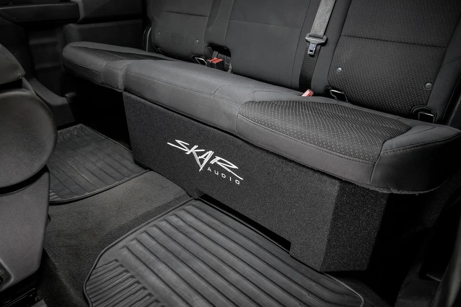 Single 12" 800W Max Power Loaded Ported Subwoofer Enclosure Compatible with 2019-2025 Chevy Silverado & GMC Sierra Crew Cab Trucks - Image 8