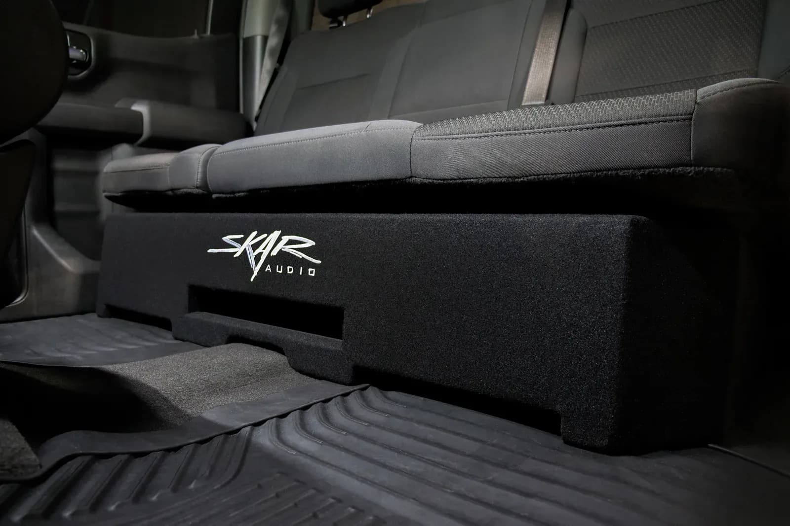 Dual 12" 1,600W Max Power Loaded Subwoofer Enclosure Compatible with 2019-2025 Chevrolet Silverado/GMC Sierra Crew Cab Trucks - Image 8