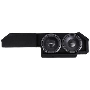 Dual 12" 2,000W Max Power Loaded Ported Subwoofer Enclosure Compatible with 2019-2025 Chevrolet Silverado/GMC Sierra Double Cab Trucks