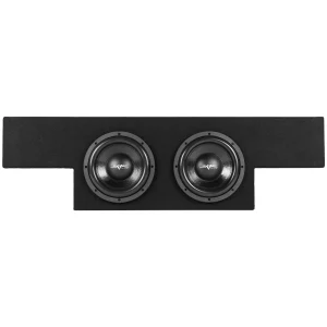 Dual 10" 1,600W Max Power Loaded Subwoofer Enclosure Compatible with 2001-2006 Chevy Silverado & GMC Sierra 1500 Non-HD Crew Cab Trucks