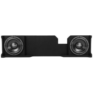 Dual 10" 1,600W Max Power Loaded Subwoofer Enclosure Compatible with 2004-2008 Ford F-150 Super Cab Trucks