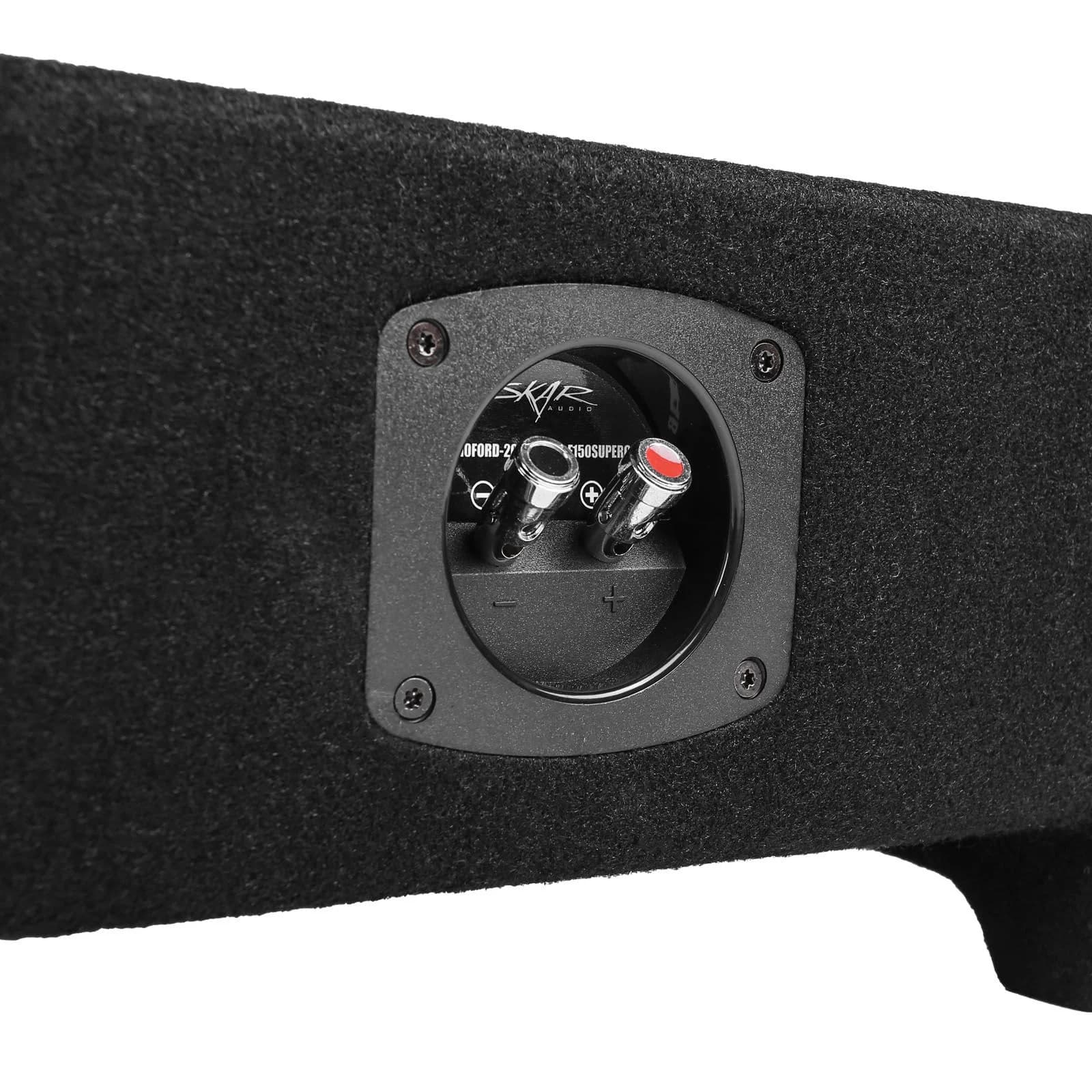 Dual 10" 1,600W Max Power Loaded Subwoofer Enclosure Compatible with 2004-2008 Ford F-150 Super Cab Trucks - Image 4