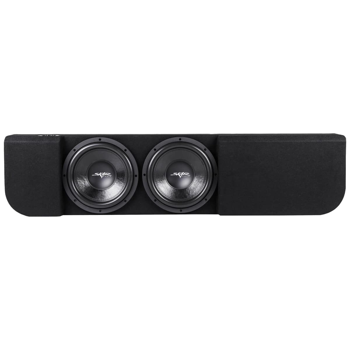 Dual 12" 1,600W Max Power Loaded Ported Subwoofer Enclosure Compatible with 2009-2014 Ford F-150 Super Crew Cab Trucks