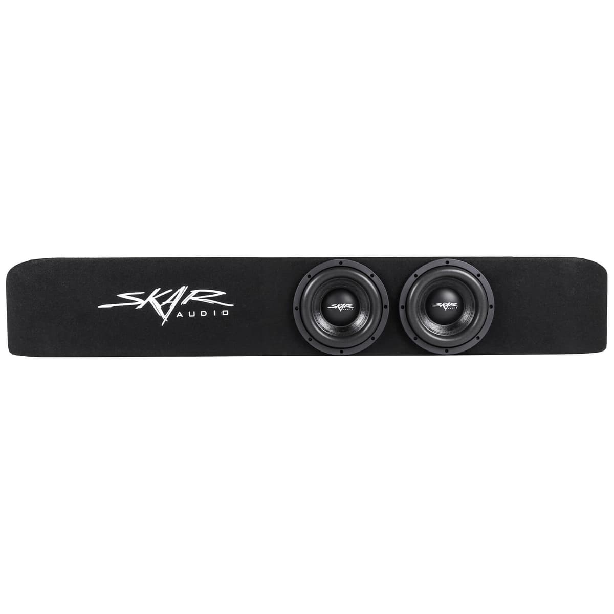 Dual 8" 1,200W Max Power Loaded Ported Subwoofer Enclosure Compatible with 2009-2014 Ford F-150 Super Crew Cab Trucks