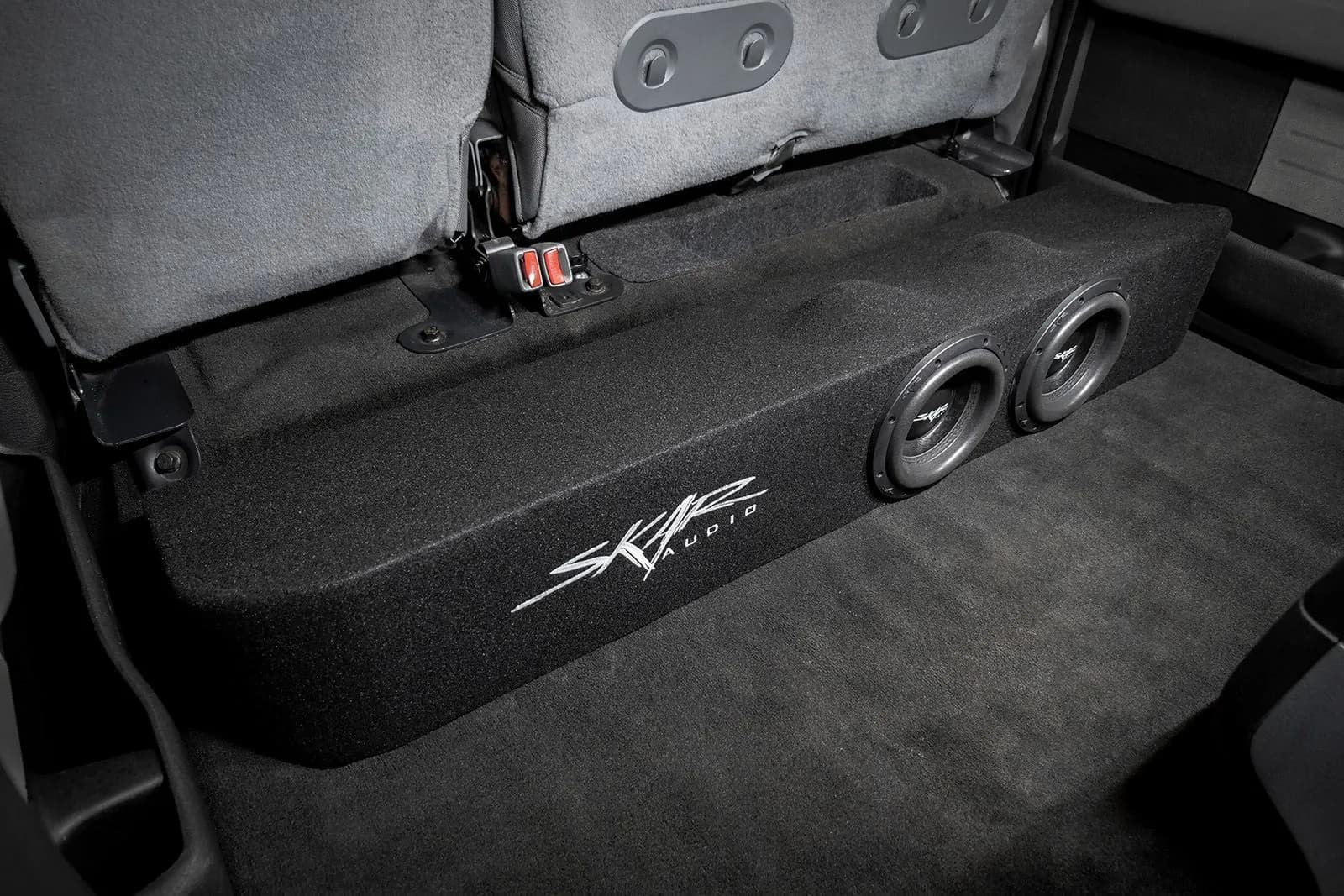 Dual 8" 1,200W Max Power Loaded Ported Subwoofer Enclosure Compatible with 2009-2014 Ford F-150 Super Crew Cab Trucks - Image 10