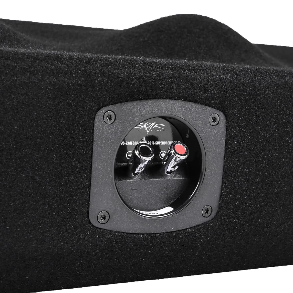 Dual 8" 1,200W Max Power Loaded Ported Subwoofer Enclosure Compatible with 2009-2014 Ford F-150 Super Crew Cab Trucks - Image 5