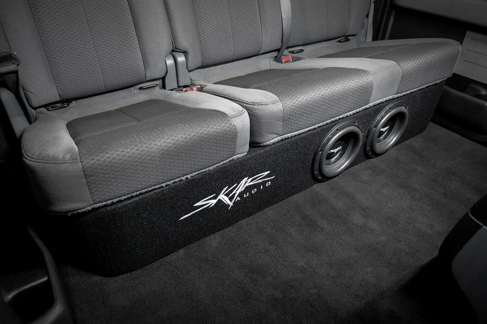 Dual 8" 1,200W Max Power Loaded Ported Subwoofer Enclosure Compatible with 2009-2014 Ford F-150 Super Crew Cab Trucks - Image 9