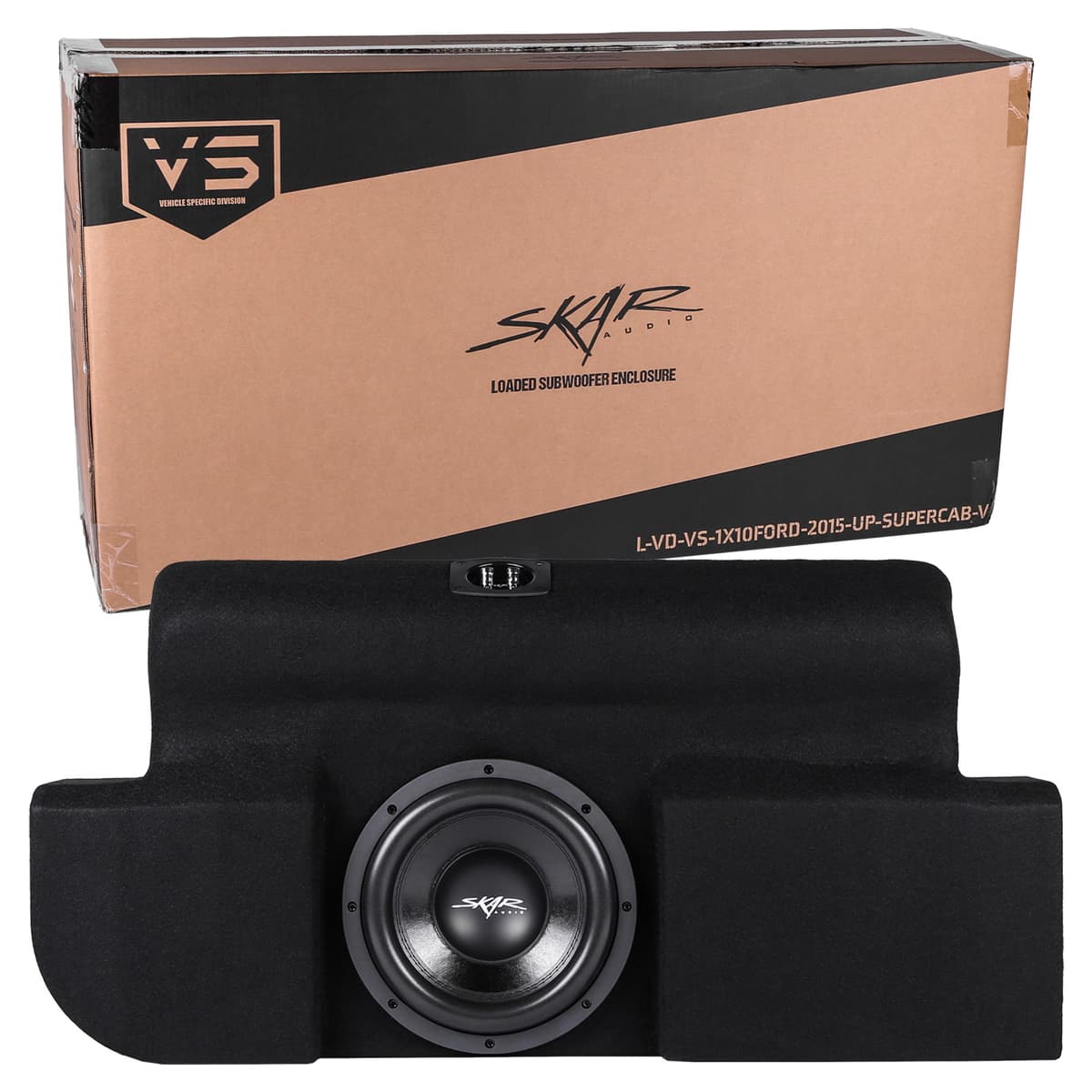 Single 10" 800W Max Power Loaded Subwoofer Enclosure Compatible with 2015-2026 Ford F-150 Super Cab Trucks - Image 7