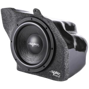Single 12" 800W Max Power Loaded Subwoofer Enclosure Compatible with 2015-2025 Ford Mustang Hardtop Vehicles