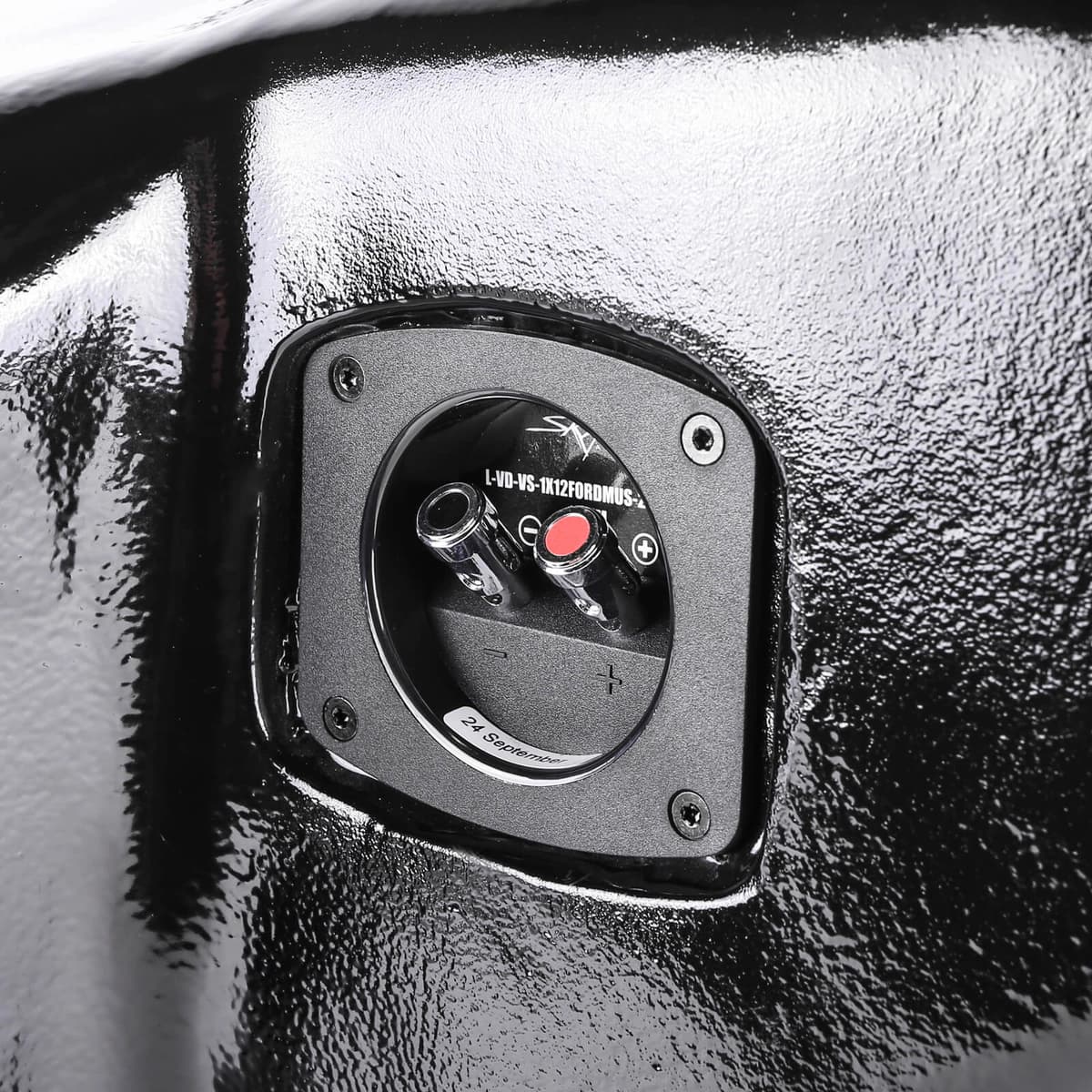 Single 12" 800W Max Power Loaded Subwoofer Enclosure Compatible with 2015-2025 Ford Mustang Hardtop Vehicles - Image 4
