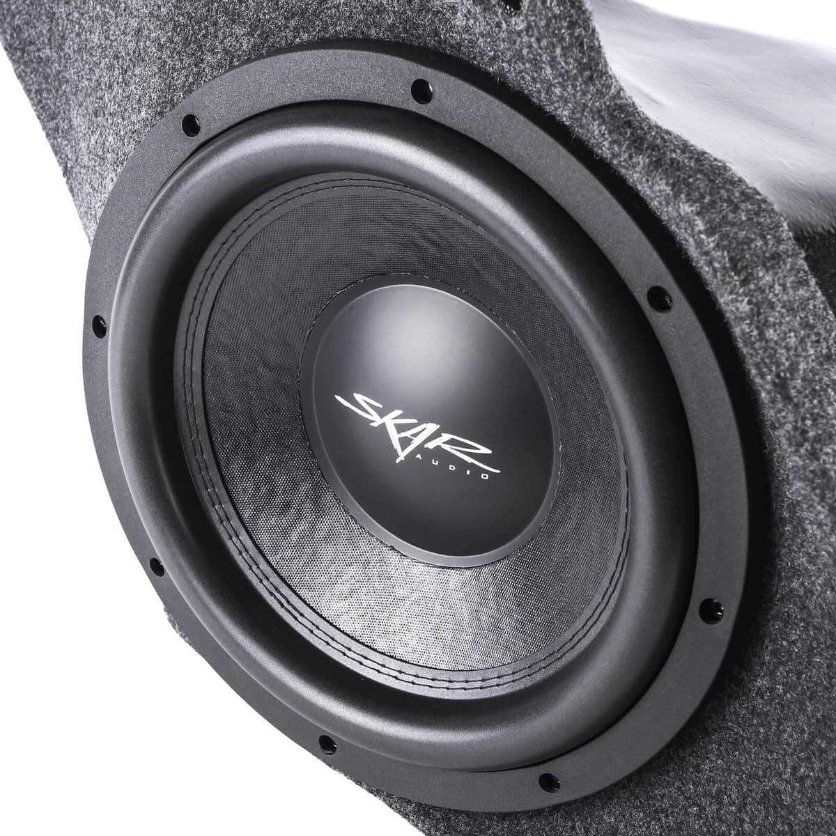 Single 12" 800W Max Power Loaded Subwoofer Enclosure Compatible with 2015-2025 Ford Mustang Hardtop Vehicles - Image 5