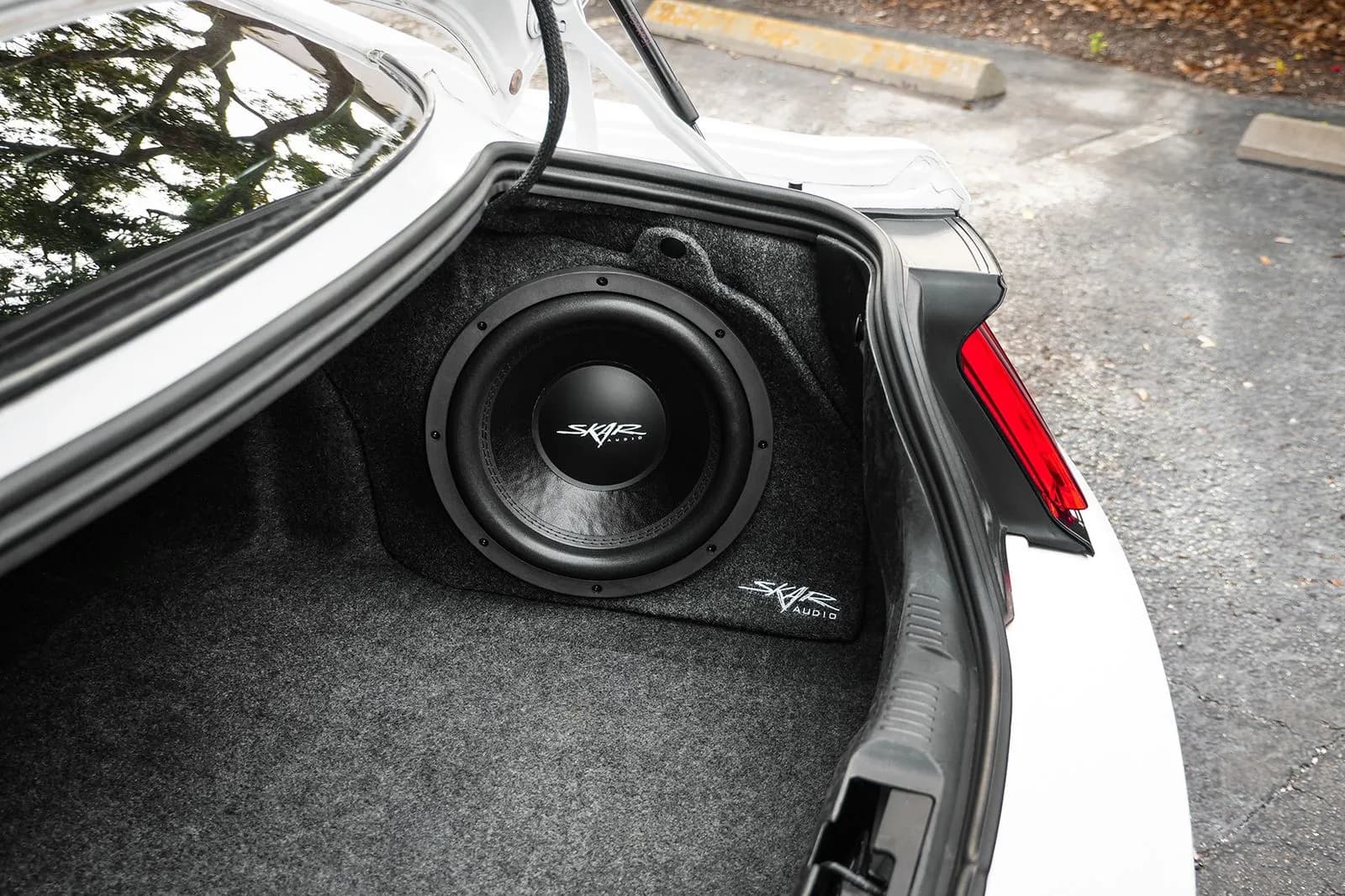 Single 12" 800W Max Power Loaded Subwoofer Enclosure Compatible with 2015-2025 Ford Mustang Hardtop Vehicles - Image 8