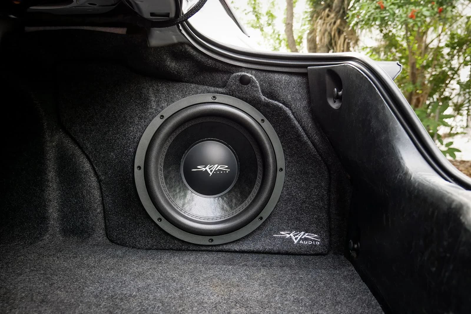 Single 12" 800W Max Power Loaded Subwoofer Enclosure Compatible with 2015-2025 Ford Mustang Hardtop Vehicles - Image 9