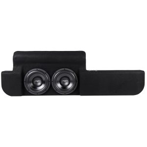 Dual 10" 1,600W Max Power Loaded Subwoofer Enclosure Compatible with 2015-2026 Ford F-150 Super Cab Trucks