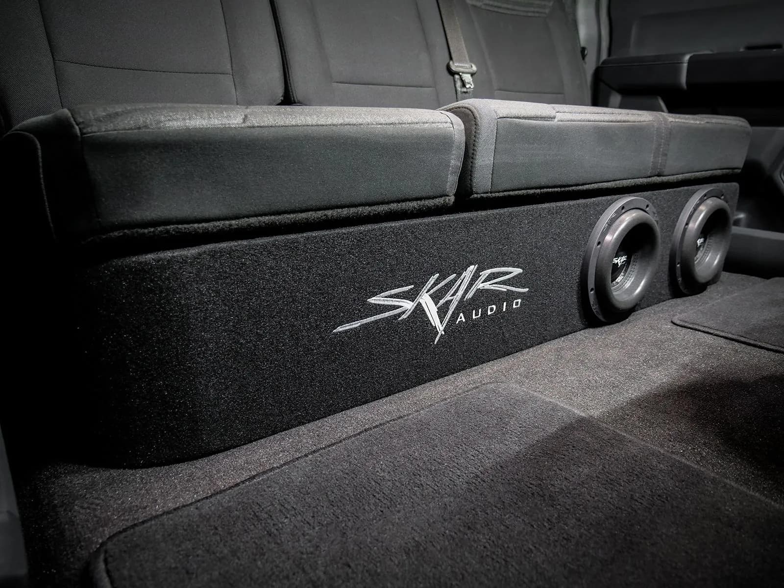 Dual 8" 2,400W Max Power Loaded Subwoofer Enclosure Compatible with 2015-2026 Ford F-150 Super Crew Cab Trucks - Image 8