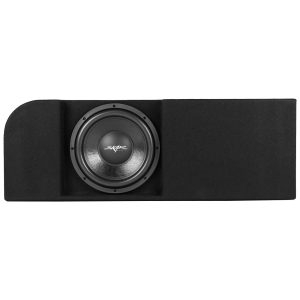 Single 12" 800W Max Power Loaded Subwoofer Enclosure Compatible with 2015-2026 Ford F-150 Super Crew Cab Trucks