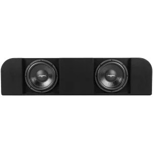 Dual 12" 1,600W Max Power Loaded Subwoofer Enclosure Compatible with 2015-2026 Ford F-150 Super Crew Cab Trucks