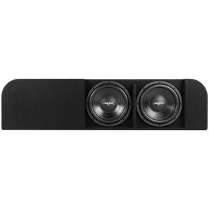 Dual 12" 1,600W Max Power Loaded Ported Subwoofer Enclosure Compatible with 2015-2026 Ford F-150 Super Crew Cab Trucks