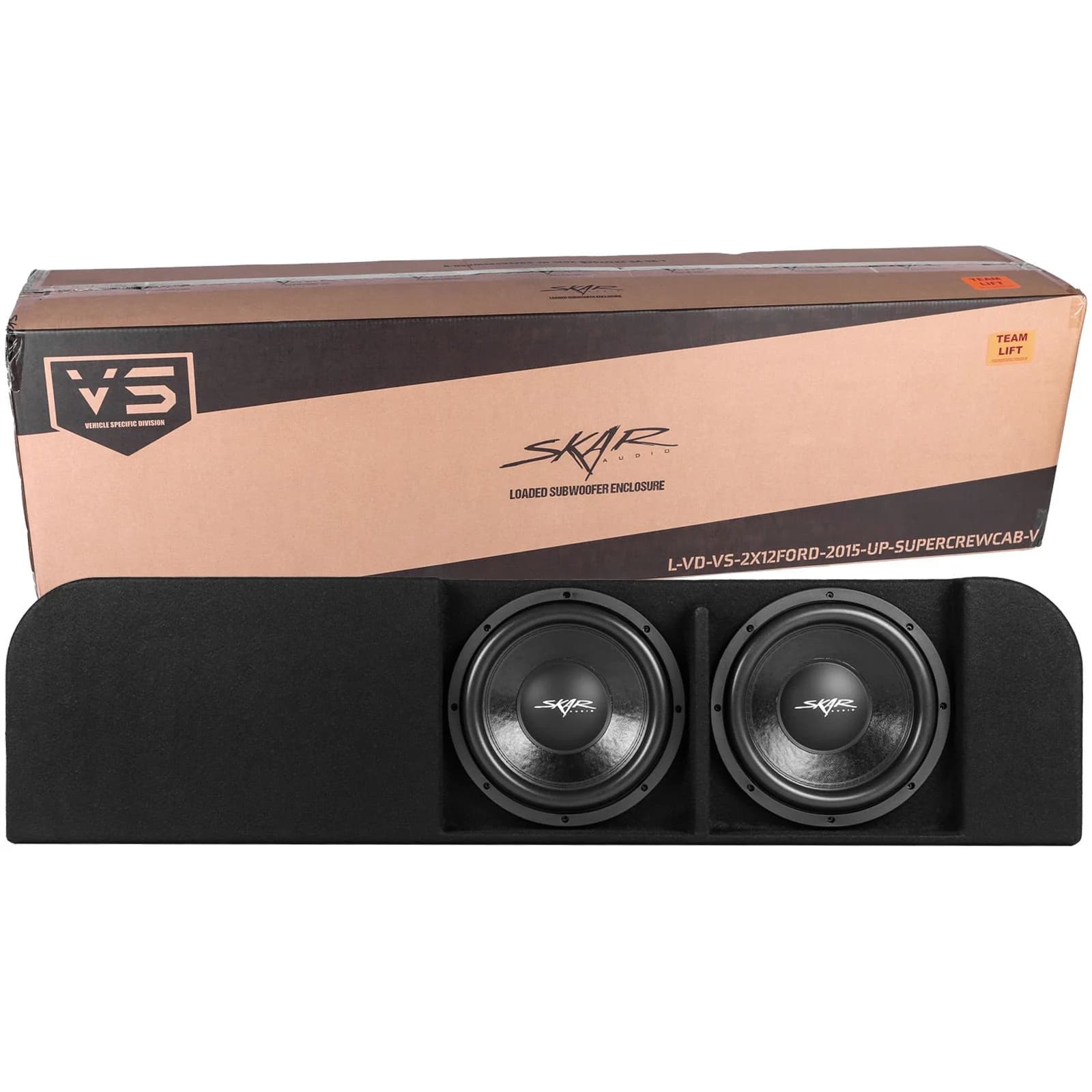 Dual 12" 1,600W Max Power Loaded Ported Subwoofer Enclosure Compatible with 2015-2026 Ford F-150 Super Crew Cab Trucks - Image 7