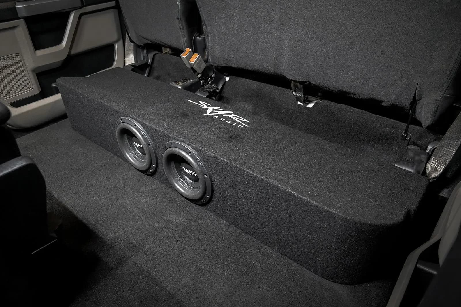 Dual 8" 2,400W Max Power Loaded Subwoofer Enclosure Compatible with 2017-2026 Ford Super Duty (F-250/350/450) SuperCrew Cab Trucks - Image 11
