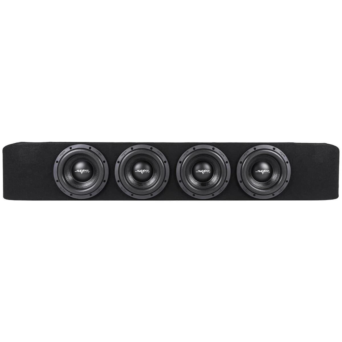 Quad 8" 3,200W Max Power Loaded Subwoofer Enclosure Compatible with 2017-2025 Ford Super Duty (F-250/350/450) SuperCrew Cab Trucks