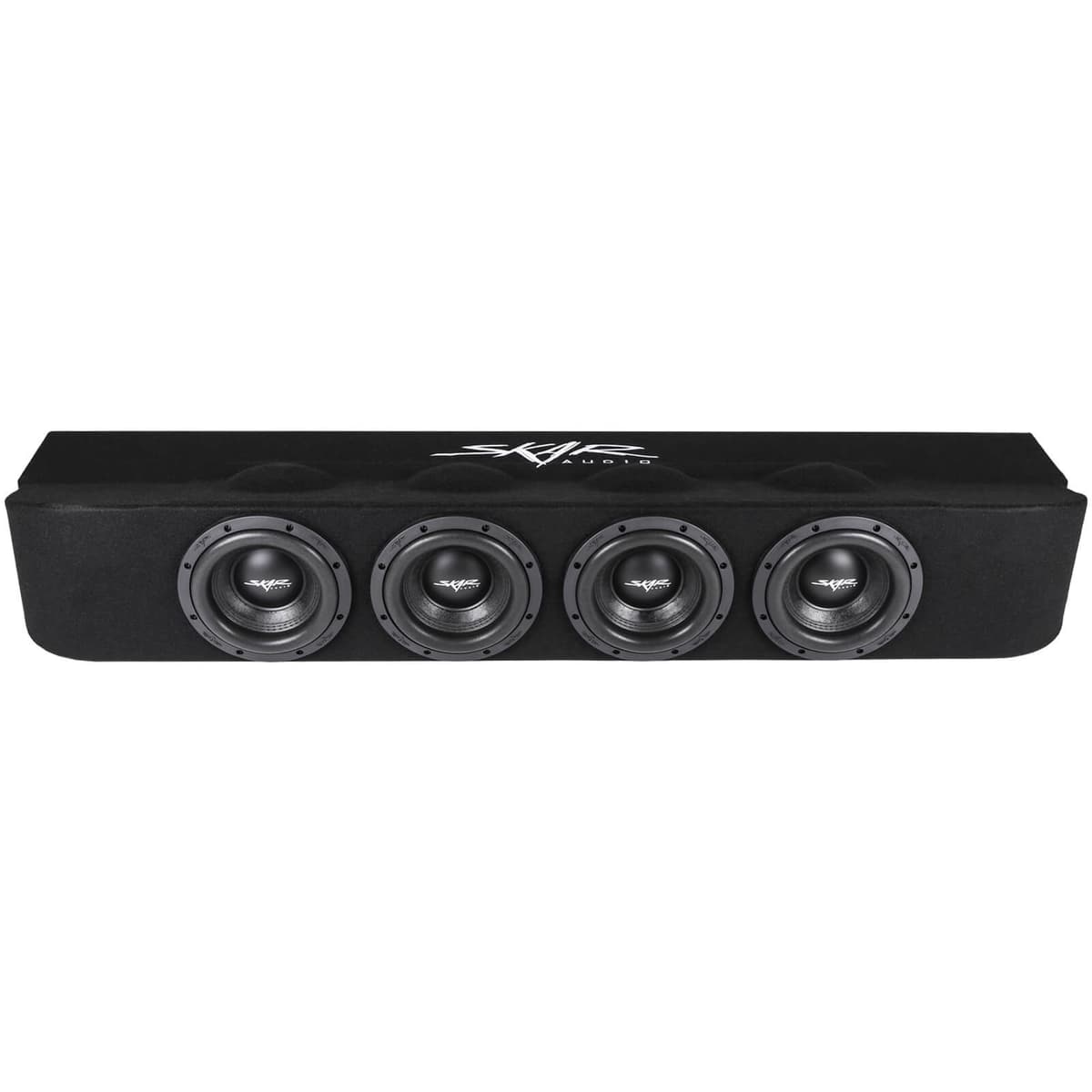 Quad 8" 3,200W Max Power Loaded Subwoofer Enclosure Compatible with 2017-2025 Ford Super Duty (F-250/350/450) SuperCrew Cab Trucks - Image 2
