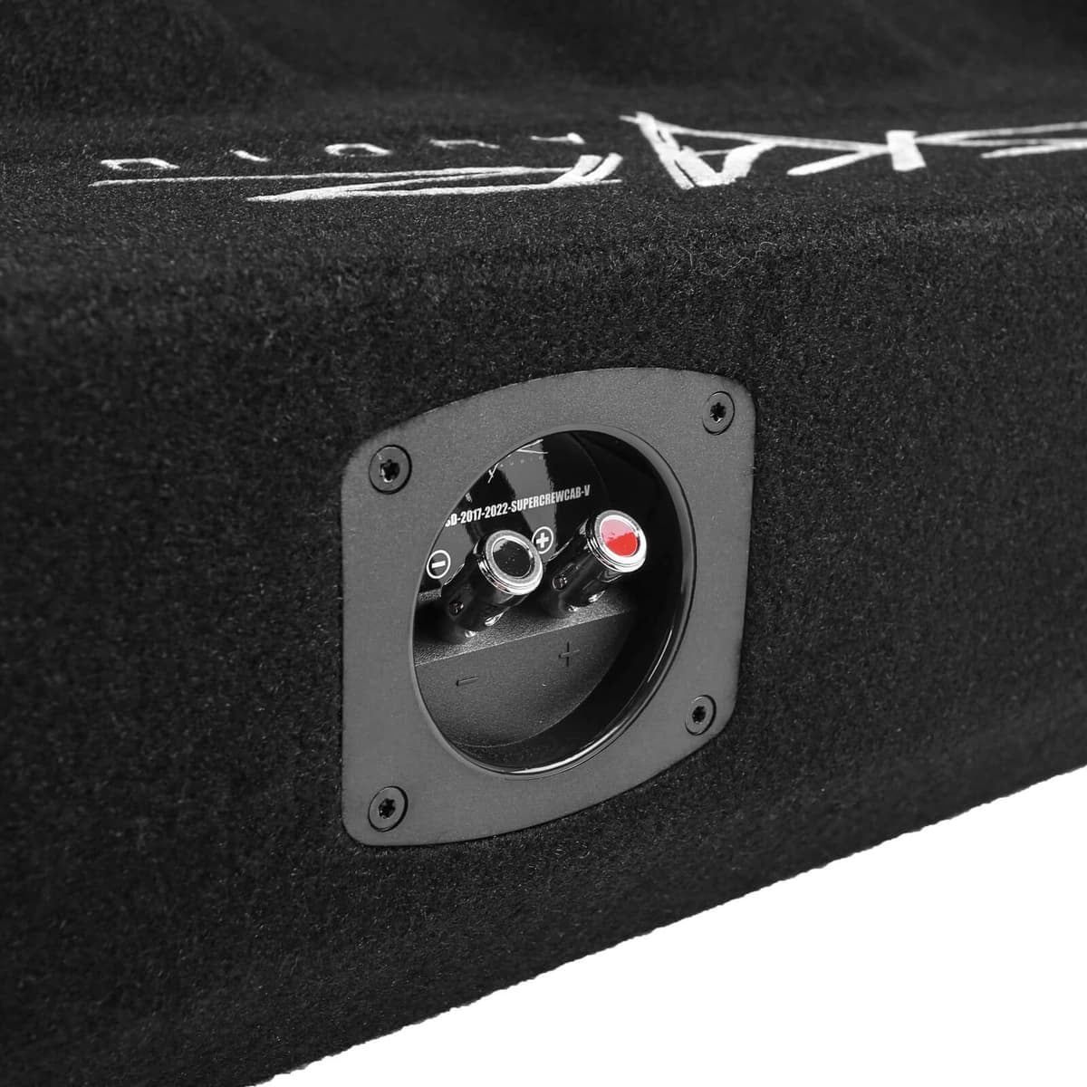 Quad 8" 3,200W Max Power Loaded Subwoofer Enclosure Compatible with 2017-2025 Ford Super Duty (F-250/350/450) SuperCrew Cab Trucks - Image 6